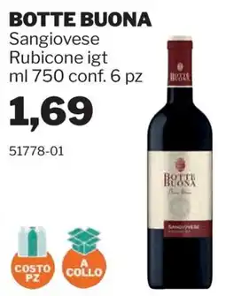 GrosMarket Botte Buona Sangiovese offerta