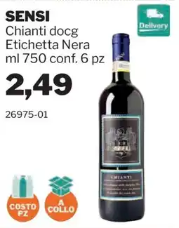 GrosMarket Sensi Chianti docg Etichetta Nera offerta