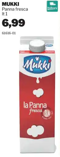 GrosMarket Mukki Panna fresca offerta
