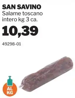 GrosMarket Salame toscano intero offerta