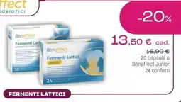 BENU Farma Beneffect Fermenti Lattici Junior offerta