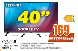 Ipercoop Q.Bell TV LED 40" FHD offerta