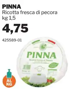 GrosMarket Pinna ricotta fresca di pecora offerta