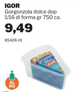 GrosMarket Gorgonzola dolce dop Igor offerta