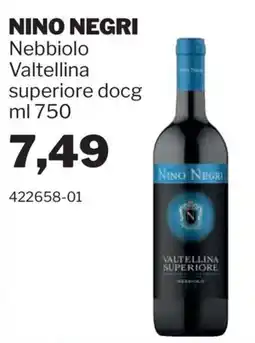 GrosMarket Nino Negri Nebbiolo Valtellina superiore docg offerta