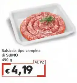 Italy Cash Salsiccia tipo zampina di SUINO offerta