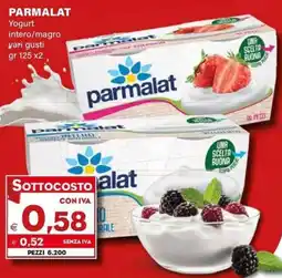 Boningros Cash and Carry Parmalat Yogurt intero/magro offerta