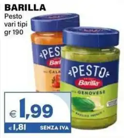 Boningros Cash and Carry Barilla Pesto offerta