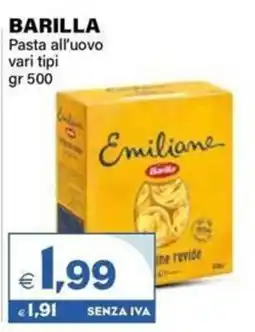 Boningros Cash and Carry Barilla Pasta all'uovo offerta