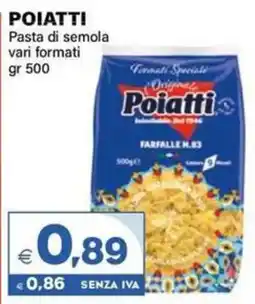 Boningros Cash and Carry Poiatti Pasta di semola offerta