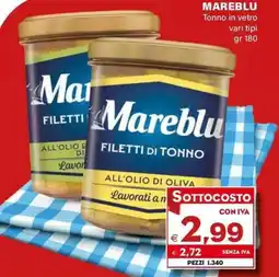 Boningros Cash and Carry Mareblu filetti di tonno offerta