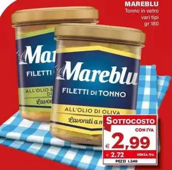 Mareblu filetti di tonno