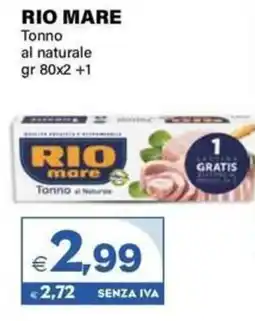 Boningros Cash and Carry Rio mare Tonno al naturale offerta
