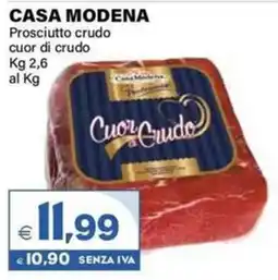 Boningros Cash and Carry Casa Modena Prosciutto crudo cuor di crudo offerta