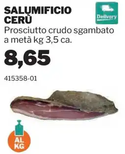 GrosMarket Prosciutto crudo sgambato offerta