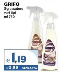 Boningros Cash and Carry Grifo sgrassatore offerta