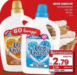 Boningros Cash and Carry Mon Amour Ammorbidente offerta