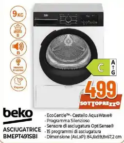 Ipercoop Asciugatrice Beko BMEPT491SBI offerta