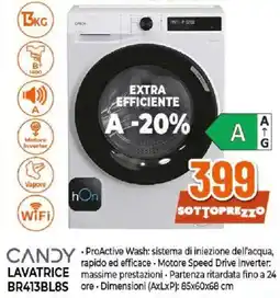 Ipercoop Candy lavatrice BR413BL8S offerta