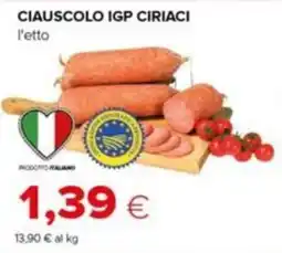 Tigre Ciauscolo IGP Ciriaci offerta