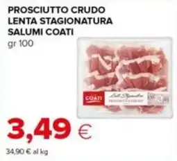 Tigre Prosciutto crudo lenta stagionatura Coati offerta