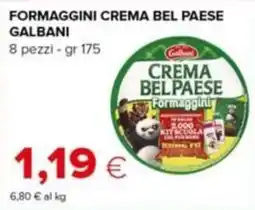 Tigre Formaggini Crema Bel Paese Galbani offerta