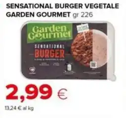 Tigre Sensational Burger Vegetale Garden Gourmet offerta