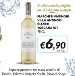 Supermercati Visotto Marchesi Antinori Villa Antinori Bianco Toscana IGT offerta
