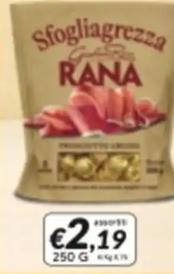 Supermercati Visotto Sfogliagrezza Rana offerta
