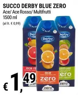 Tre Valli Supermercato Succo Derby Blue Zero offerta