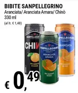 Tre Valli Supermercato Bibite Sanpellegrino offerta