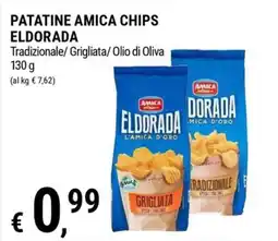 Tre Valli Supermercato Patatine Amica Chips Eldorada offerta