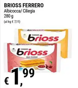 Tre Valli Supermercato Brioss Ferrero Albicocca/Ciliegia offerta