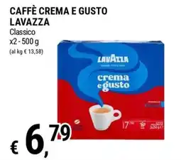 Tre Valli Supermercato Caffè crema e gusto Lavazza Classico offerta