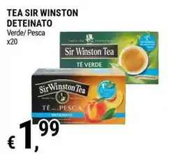 Tre Valli Supermercato Sir Winston Tea Tè alla Pesca offerta