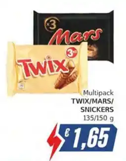 Italy Cash Multipack TWIX/MARS/SNICKERS offerta