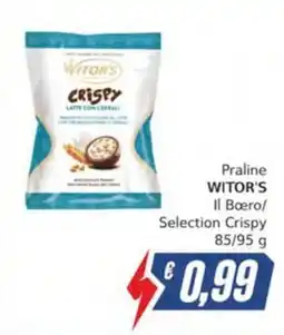 Italy Cash Praline WITOR'S Il Bæro/Selection Crispy offerta