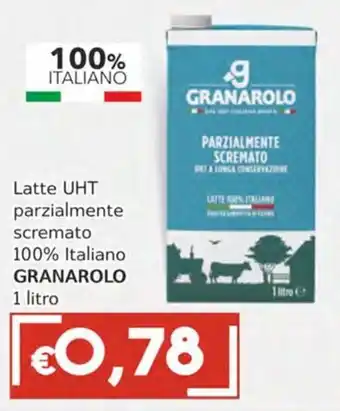 Latte UHT parzialmente scremato GRANAROLO