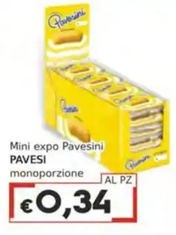 Italy Cash Mini expo Pavesini PAVESI monoporzione offerta