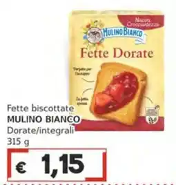Italy Cash Fette biscottate Mulino Bianco Dorate/integrali offerta