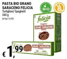Tre Valli Supermercato Pasta bio grano saraceno felicia offerta