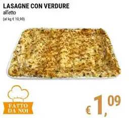 Tre Valli Supermercato Lasagne con verdure offerta
