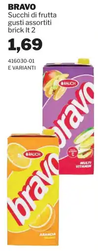 GrosMarket Bravo succhi di frutta offerta