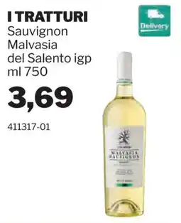 GrosMarket I Tratturi Sauvignon Malvasia del Salento igp offerta