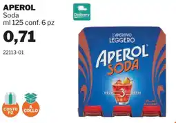 GrosMarket Aperol Soda offerta