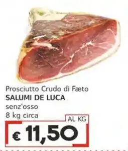 Italy Cash Prosciutto Crudo di Faeto SALUMI DE LUCA offerta