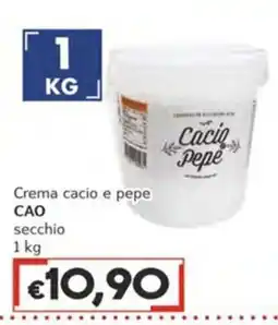 Italy Cash Crema cacio e pepe CAO offerta