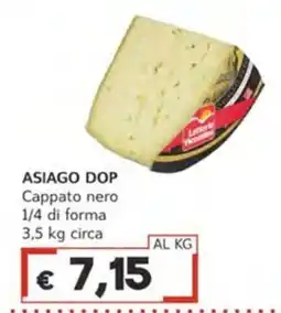 Italy Cash Asiago Dop Cappato nero offerta