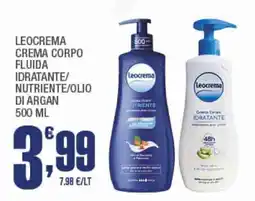 Splendidi e Splendenti Leocrema crema corpo fluida idratante/nutriente/olio di argan offerta