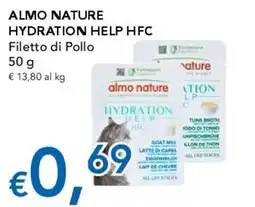 Migross Supermercati e Market Almo Nature Hydration Help HFC Filetto di Pollo offerta